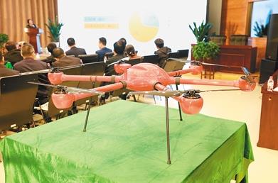 切實解決山區(qū)快遞投送 中通開發(fā)首代油電混合物流無人機